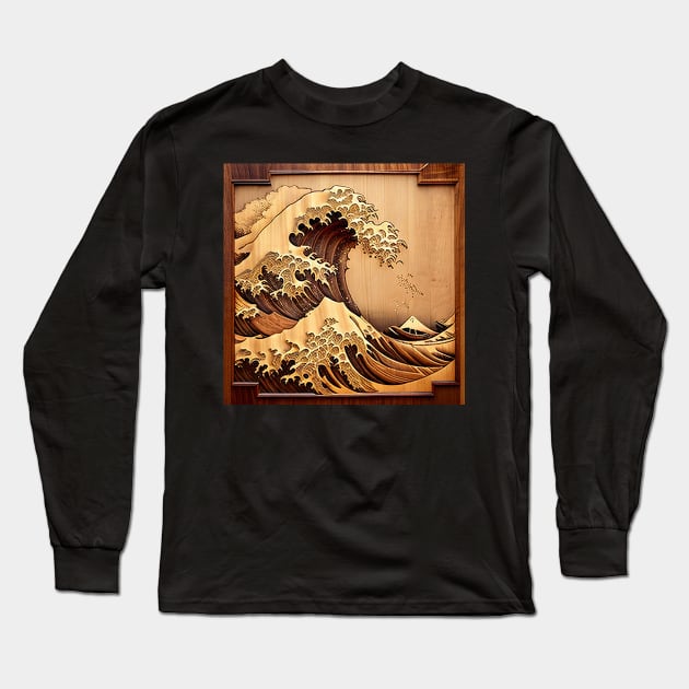 Asian Art Series Long Sleeve T-Shirt by VISIONARTIST